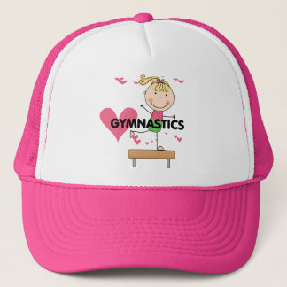 Boné GINÁSTICA - camiseta louro do feixe de equilíbrio