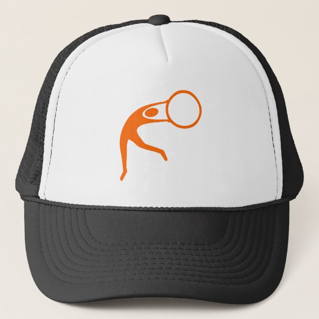 Boné Ginástica Rítmica Figura - Laranja (Frente)