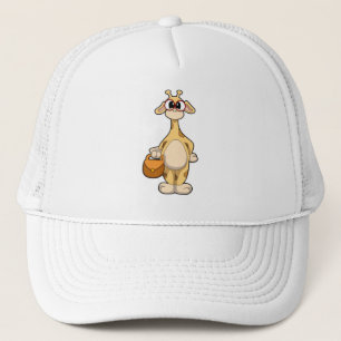 Boné Girafa com óculos e latas