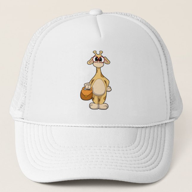 Boné Girafa com óculos e latas (Frente)