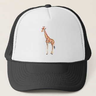 Boné girafa com um pescoço longo