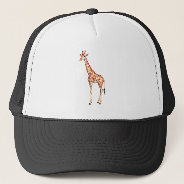 Boné girafa com um pescoço longo (Frente)