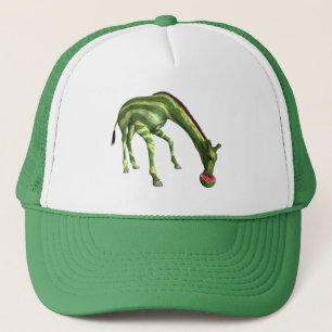 Boné Giraffe comendo melancia