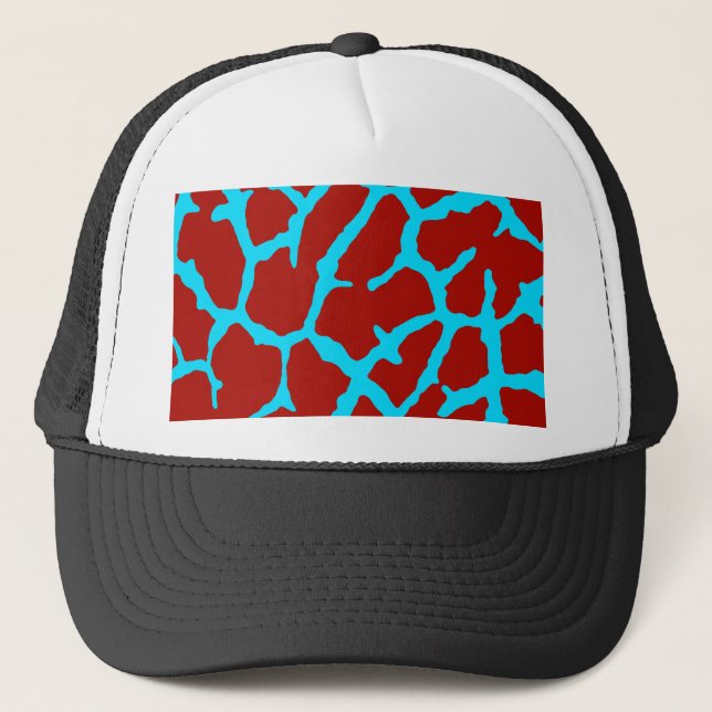 Boné Giraffe Impressão Red Cyan (Frente)