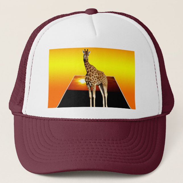 Boné Giraffe Sunshine Pop Out Art, (Frente)