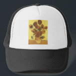 Boné Girassóis por Van Gogh<br><div class="desc">Vida Estática: Vase com Quinze Girassóis Pintura por Vincent van Gogh Por expressionismo não é simplesmente uma forma de ver as coisas: é também uma forma de as fazer, de as pintar. Um expressionista não pinta "plano" e em tons puros - ele quebra seus tons e os aplica com uma...</div>