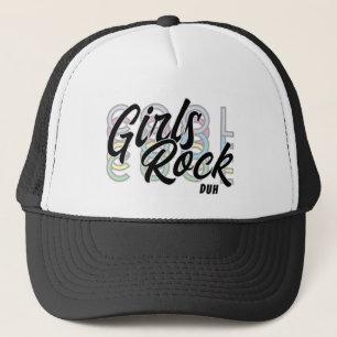 Boné Girls Rock Duh Legal Trendy Modern