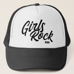Boné Girls Rock Duh Tendy Moderno Minimalista