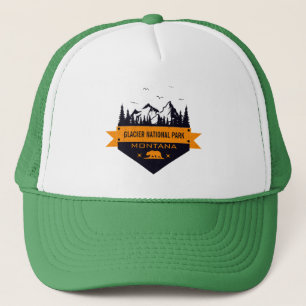 Boné Glacier National Park Montana - Nome Personalizado