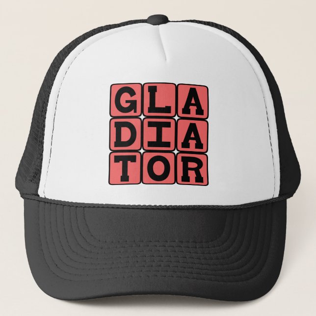 Boné Gladiador, Lutador Destemido (Frente)