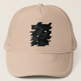 Boné Glitch Art Trucker Hat