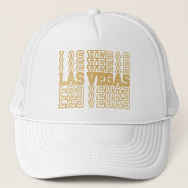 Boné Glitter Dourado Las Vegas