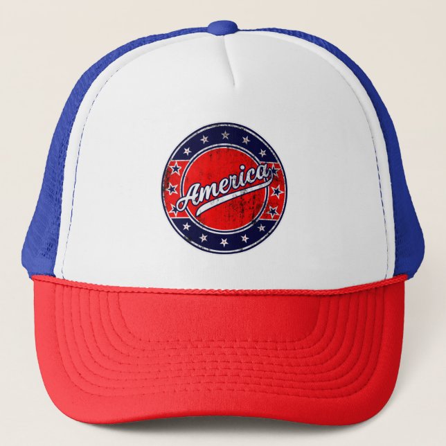 Boné Global Traveler - América | USA Trucker Hat (Frente)