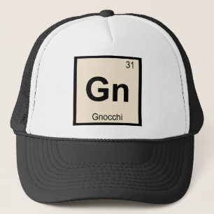 Boné Gn - Símbolo de Mesa Periódico de Química de Gn