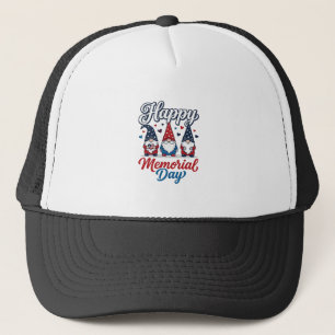 Boné Gnomo Patriótico Feliz Dia dos Veteranos Camisa Vi