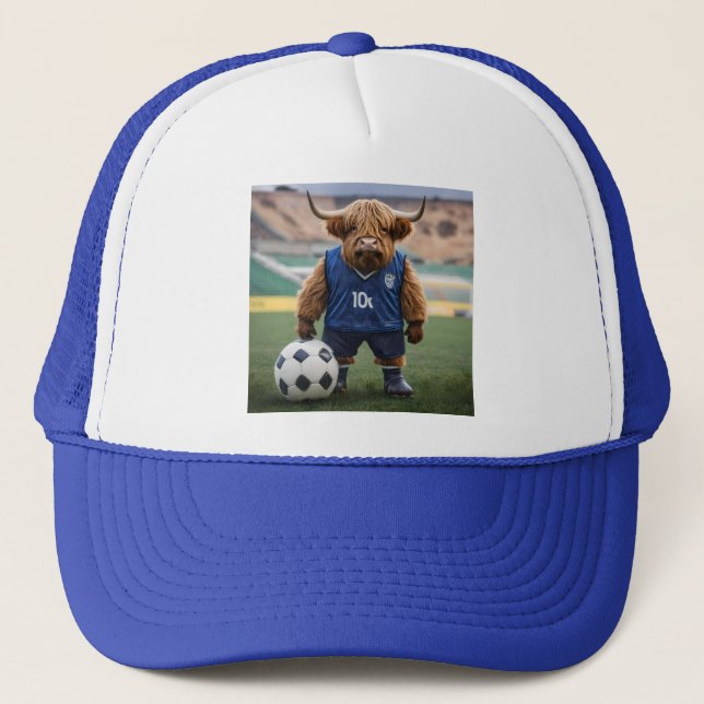 Boné "Goal-Getter: Uma Vaca do Planalto Vestida para o  (Frente)