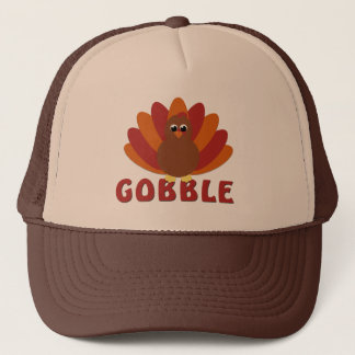 Boné Gobble Hat de Turte Castanha