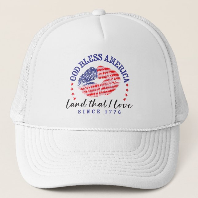 Boné God Bless America - Cap (Frente)