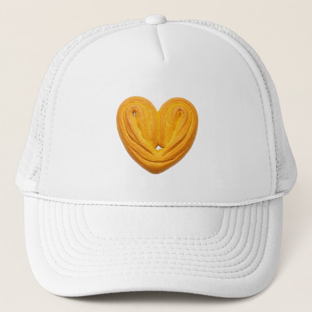 Boné Golden Heart-Shaped Puff Pastry Bread (Frente)