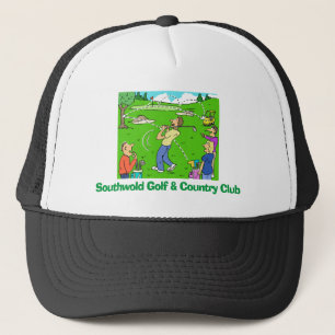 Boné Goleiro joga golfe e tem uma tacada de sorte.