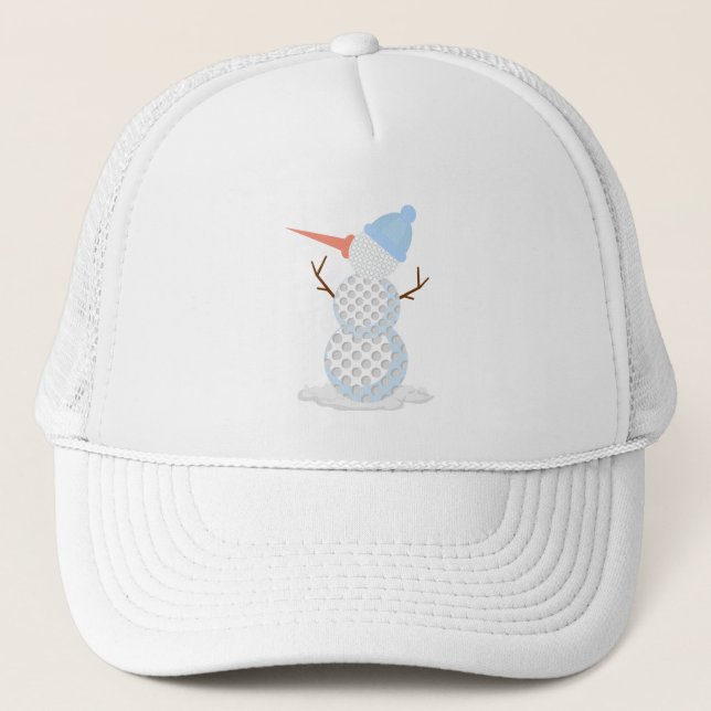 Boné Golf ball Snowman (Frente)