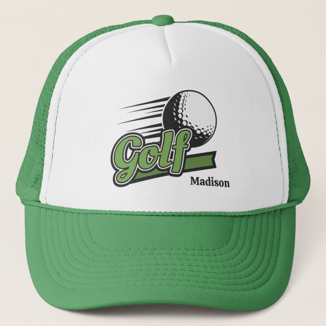 Boné Golf de Nome Personalizado (Frente)