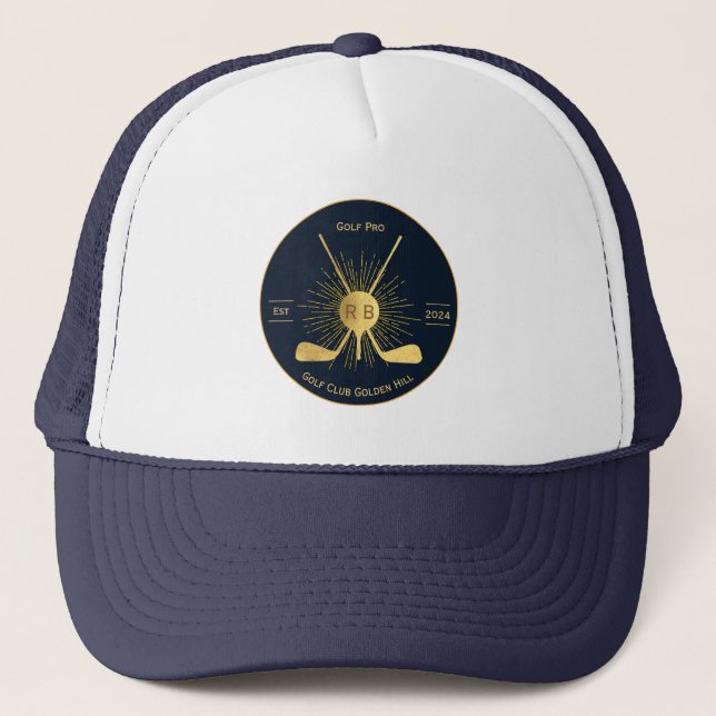 Boné Golfe Dourado Personalizado (Frente)