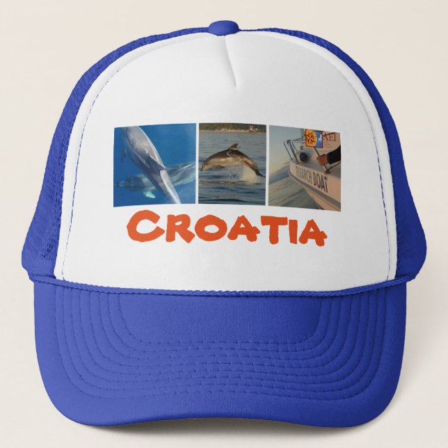 Boné Golfinhos de Croatia (Frente)