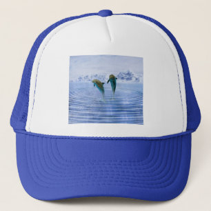 Boné Golfinhos fazem ondulações