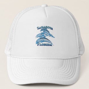 Boné Golfinhos Tribais da Flórida Sarasota Flórida