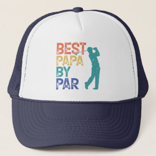 Boné Golfista Retro - Melhor Papa De Par