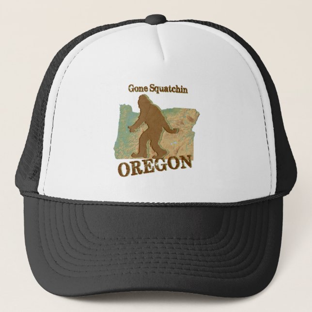Boné Gone Squatchin Oregon (Frente)
