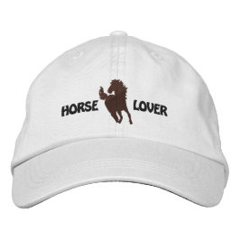 Boné Gorra Bordada Amante de Cavalos - Diferentes Estil