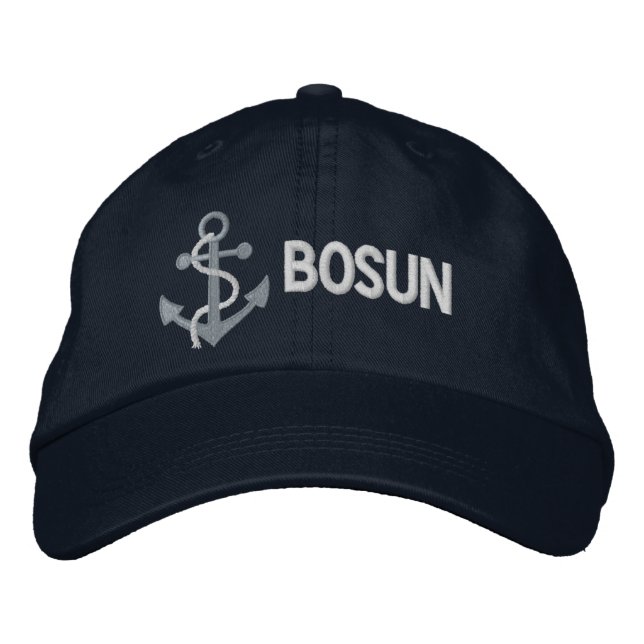 Boné Gorra Bordada BOSUN Yacht (Frente)