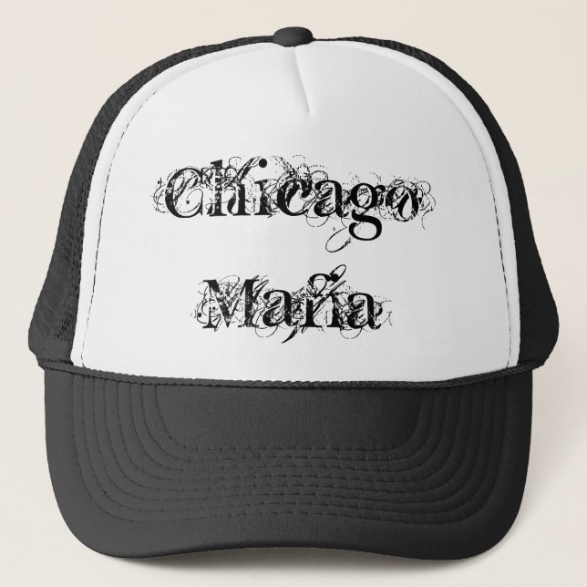 Boné Gorra Chicago Mafia (Letras) (Frente)
