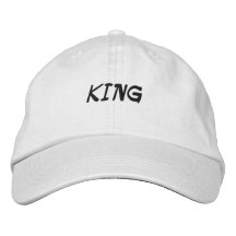 Gorra com Nome de Texto Impresso KING Bordado