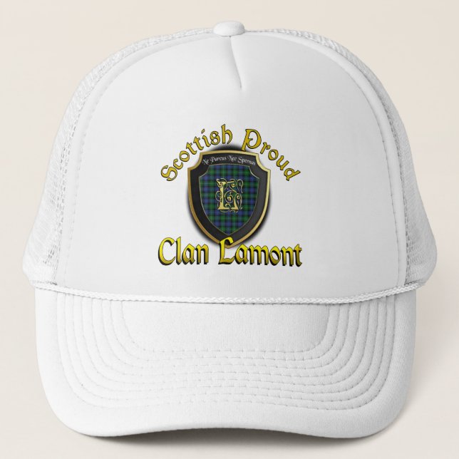 Boné Gorra da Dinastia Escocesa Clan Lamont (Frente)