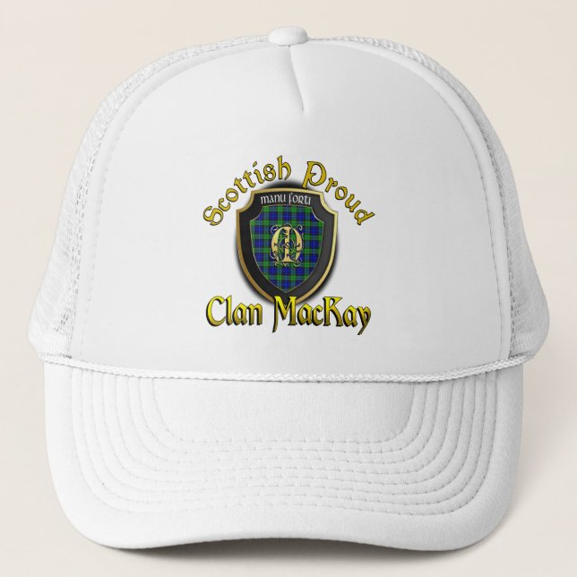 Boné Gorra da Dinastia Escocesa Clan MacKay (Frente)