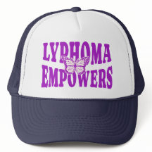 Gorra de beisebol Lymphoma Empowers | Fita Roxa