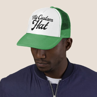 Boné Gorra de caminhão verde e branco personalizada mal