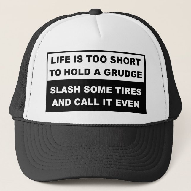 Boné Gorra de Chapéu Engraçado Segurar Rancor (Frente)