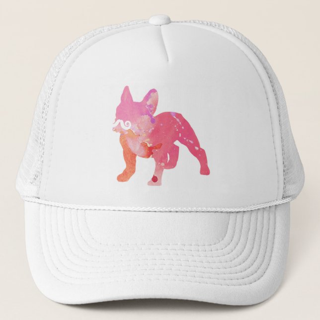 Boné Gorra de dama, gorra fashion, bulldog frances (Frente)