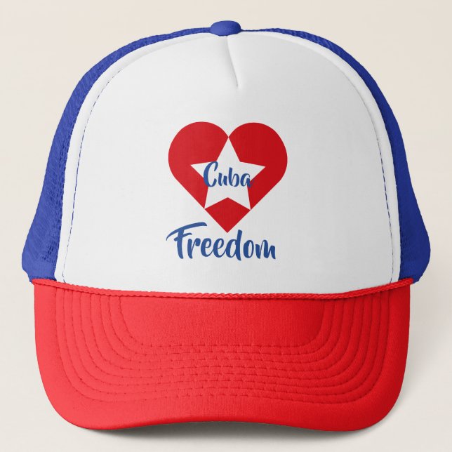Boné Gorra Freedom for Cuba (Frente)
