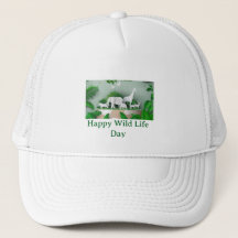 Gorra Gráfica Salvar Animais Silvestres