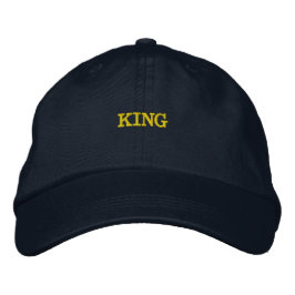 Boné Gorra KING Texto Nome Impresso Crie o seu - Cool