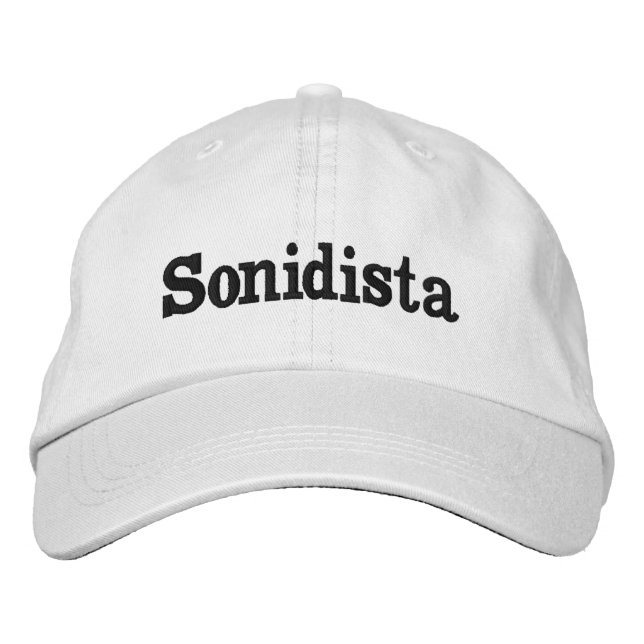 Boné Gorra Sonidista (Frente)