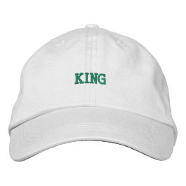 Boné Gorro Ajustável Elegante com Impressão de Rei