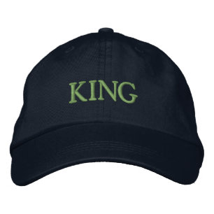Boné Gorro Ajustável KING Texto para Estilo de Rua Diár