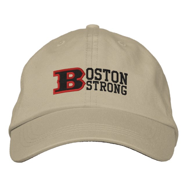 BONÉ GORRO BORDADO BOSTON B STRONG (Frente)