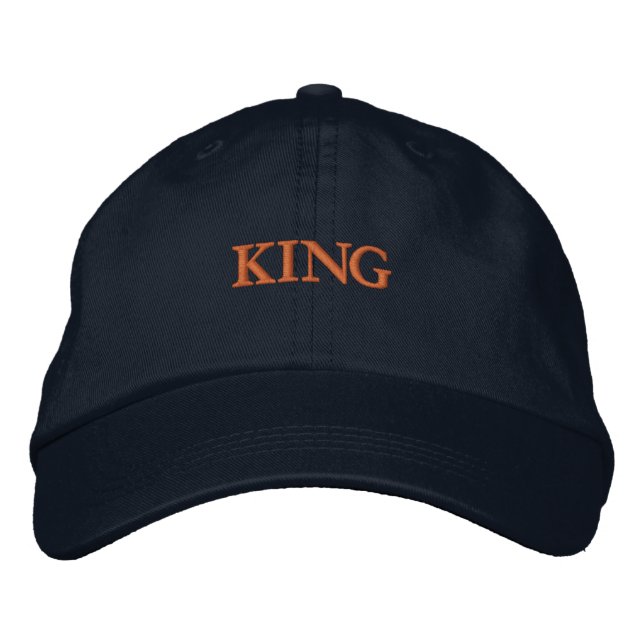Boné Gorro Bordado Visor KING Legal Bonito  (Frente)